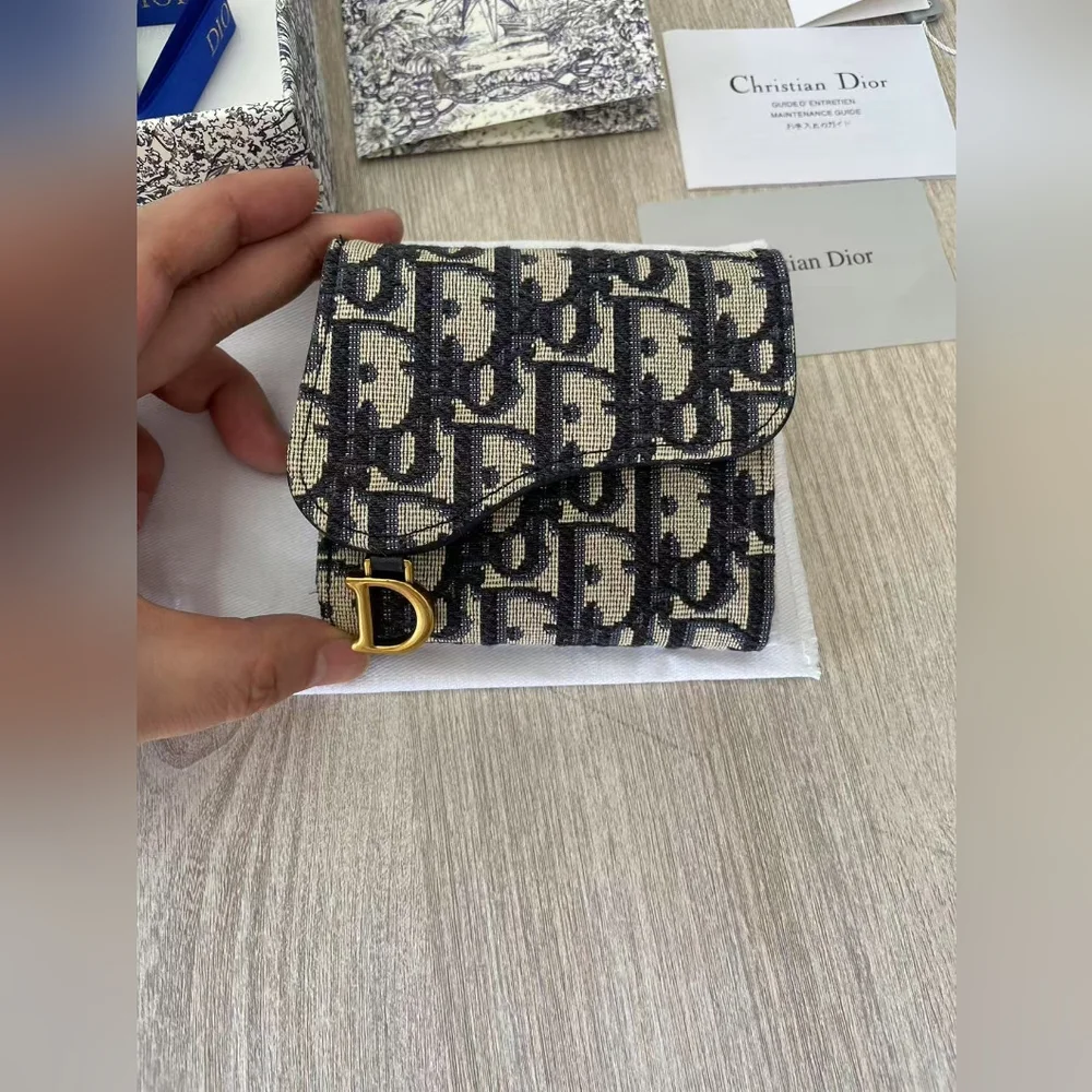 Dior Saddle Lotus Wallet